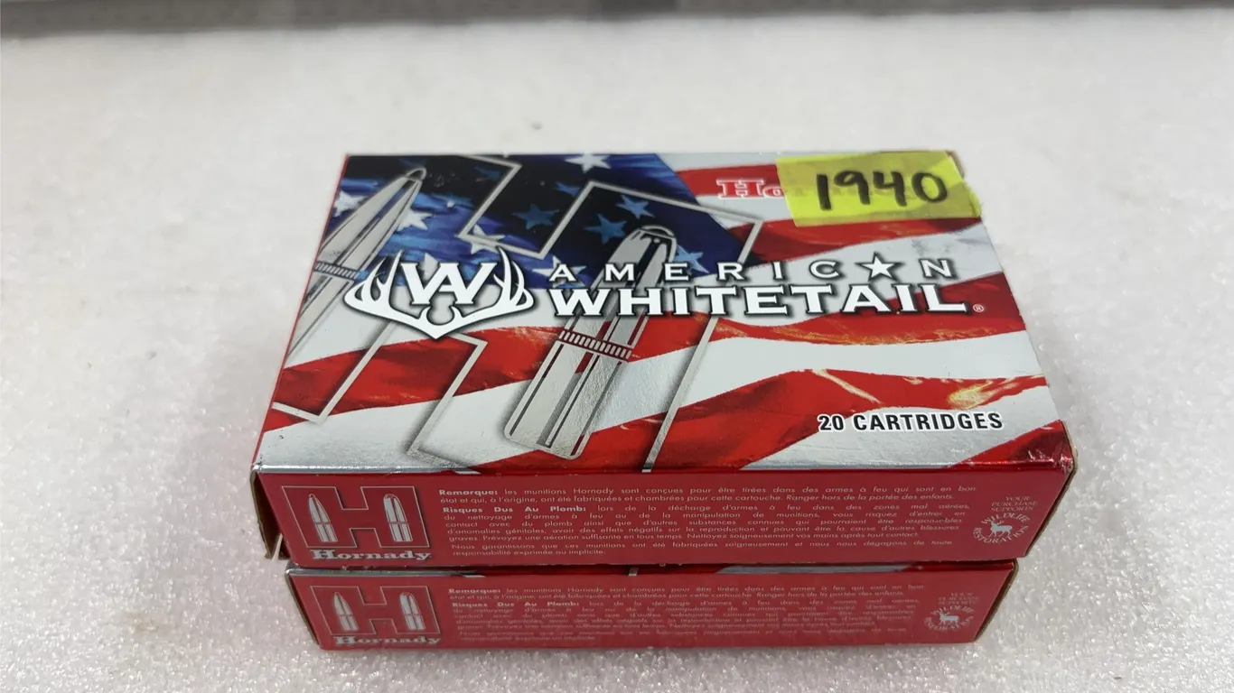 2 - Hornady American Whitetail 30-06 SPRG Cal Rounds *Unreserved*