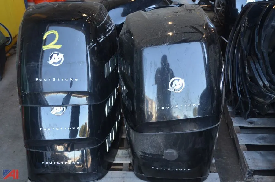 (5) Mercury Outboard Motor Covers