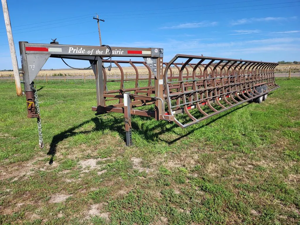 2015 Pride Of The Prairie 14 Bale Gooseneck Hay Hauler - 37FT