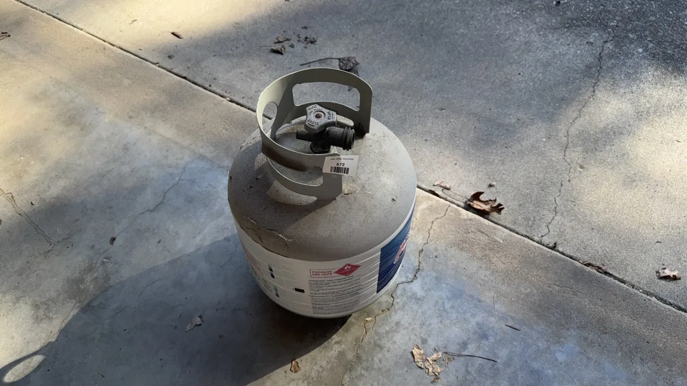 Portable Propane Tank, OPD Valve