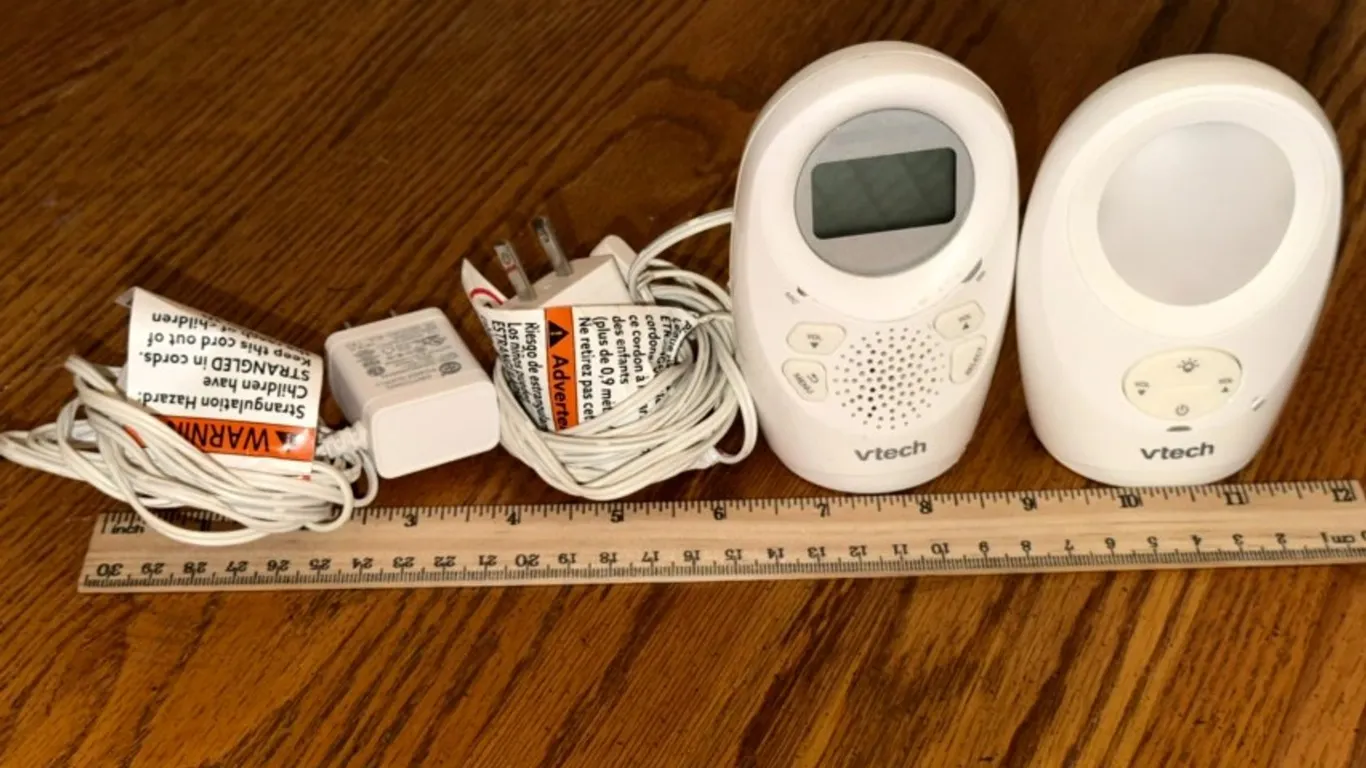 VTech DM1211 BU Audio Baby Monitor Set