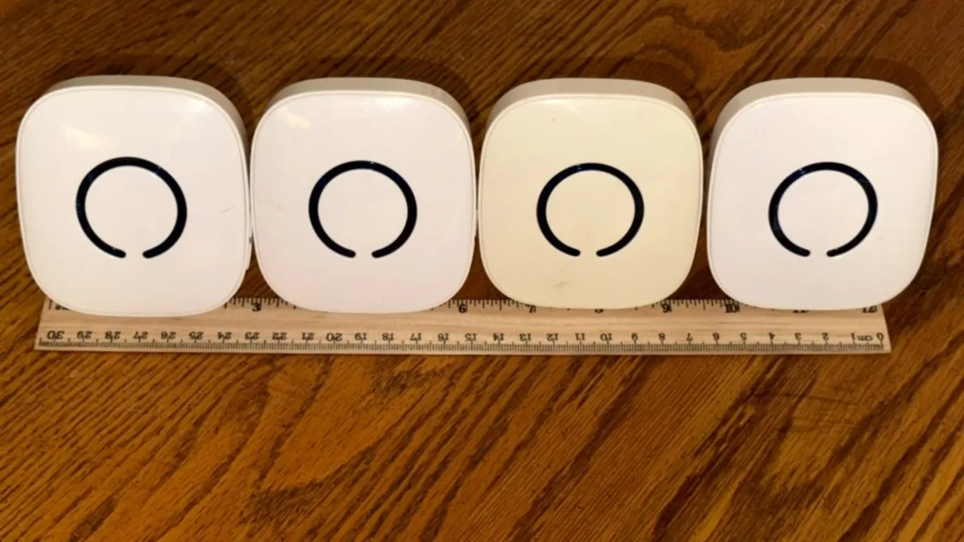 Four SadoTech Plug-In Wireless Doorbell Chime Receivers
