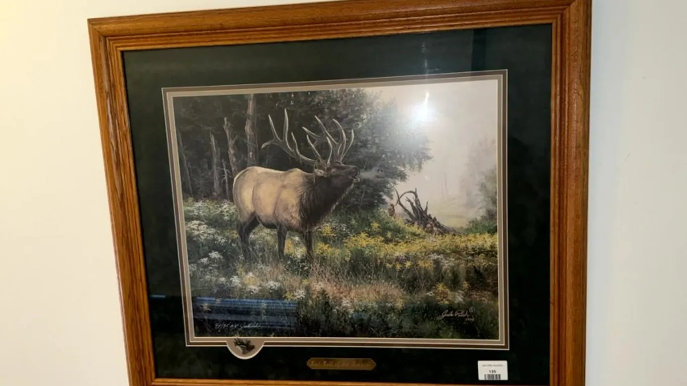Jack Paluh Framed Wildlife Print, "Last Call of the Monarch", Artist Proof 94/95