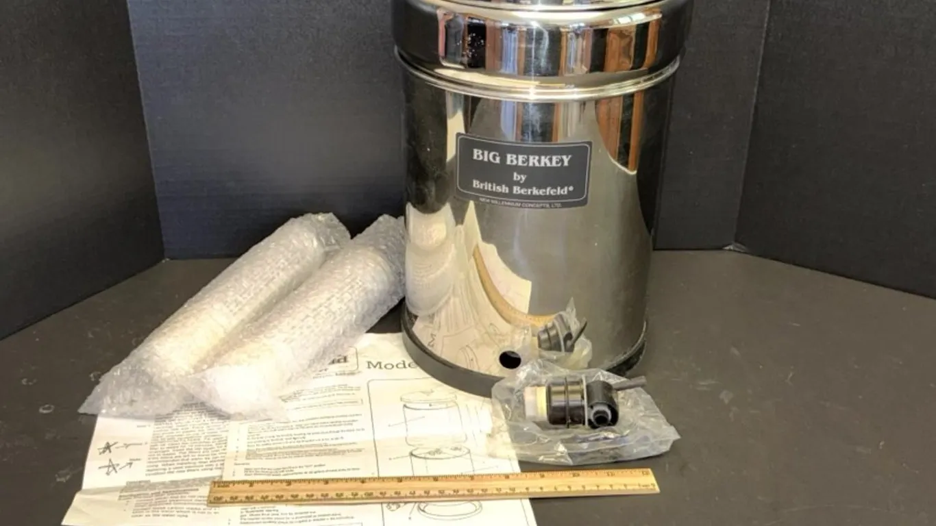 Big Berkey by British Berkefeld Model SS Stainless Steel Water Filtration System