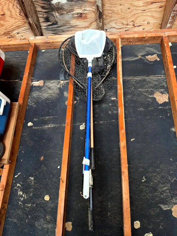 Two Fishing Landing Nets and One Skimmer Net