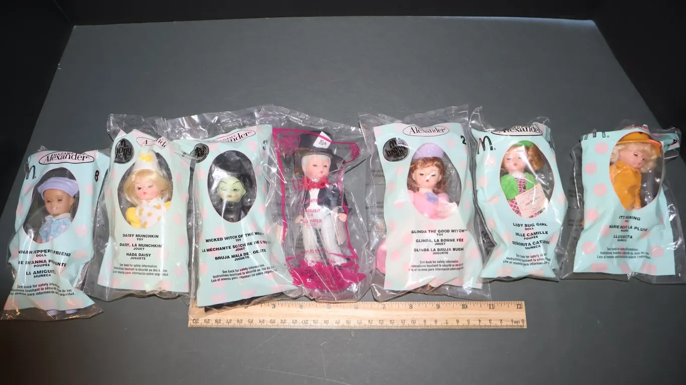 Seven McDonald's Madame Alexander Happy Meal Dolls