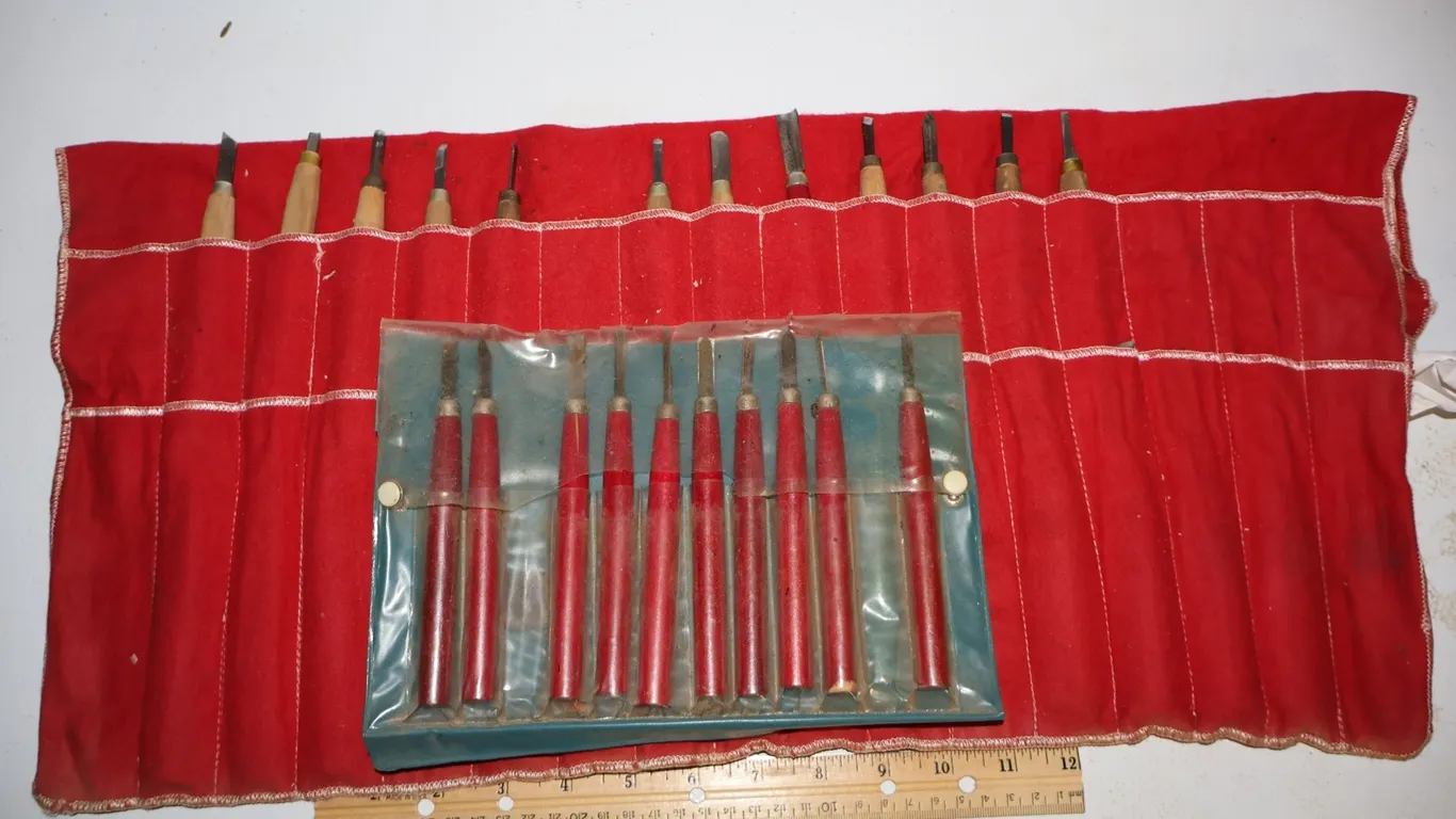 Assorted Wood Carving Tools