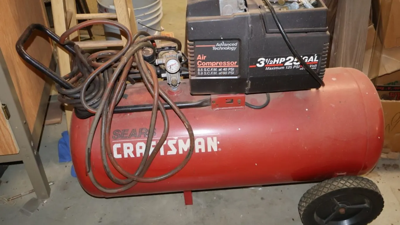Craftsman 3 1/2 HP Horizontal Portable Air Compressor