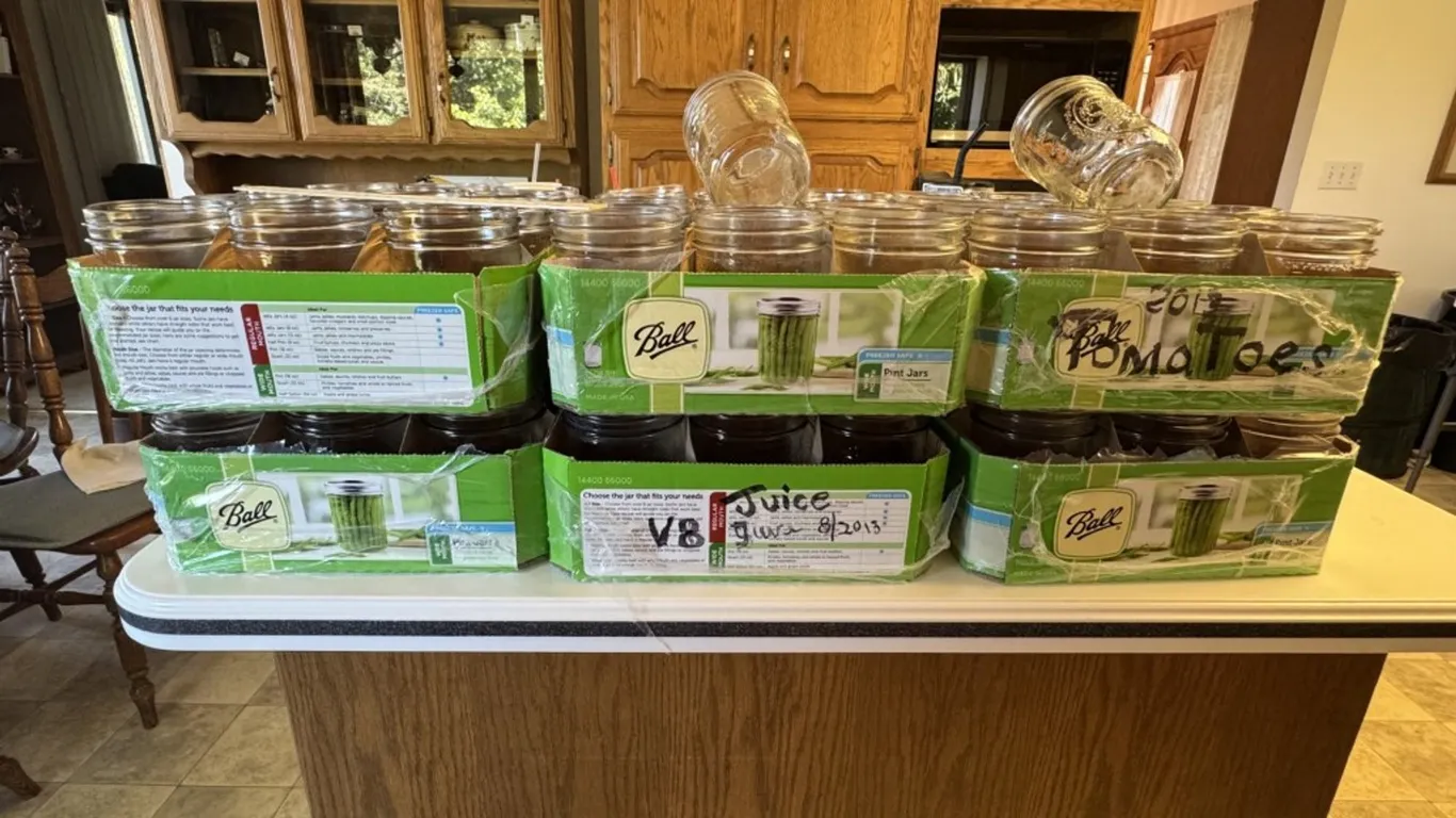 Ball Pint Glass Canning Jars