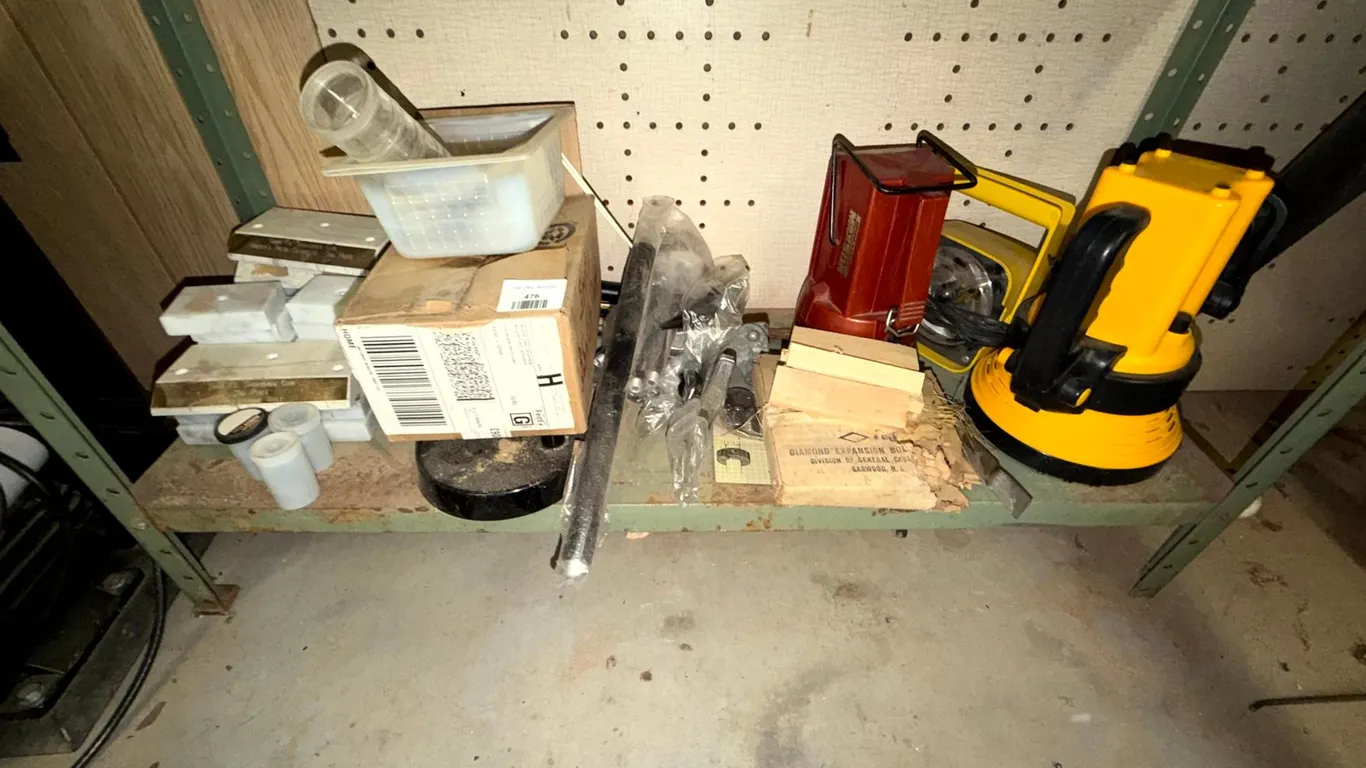 Three Portable Lanterns and Marble Trophy Bases, and More
