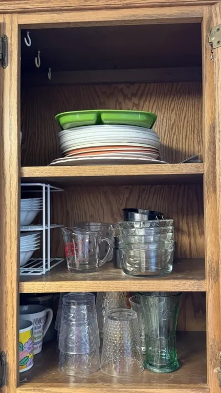 Assorted Kitchen Dishware, Drinkware, Bowls, and Food Prep Utensils