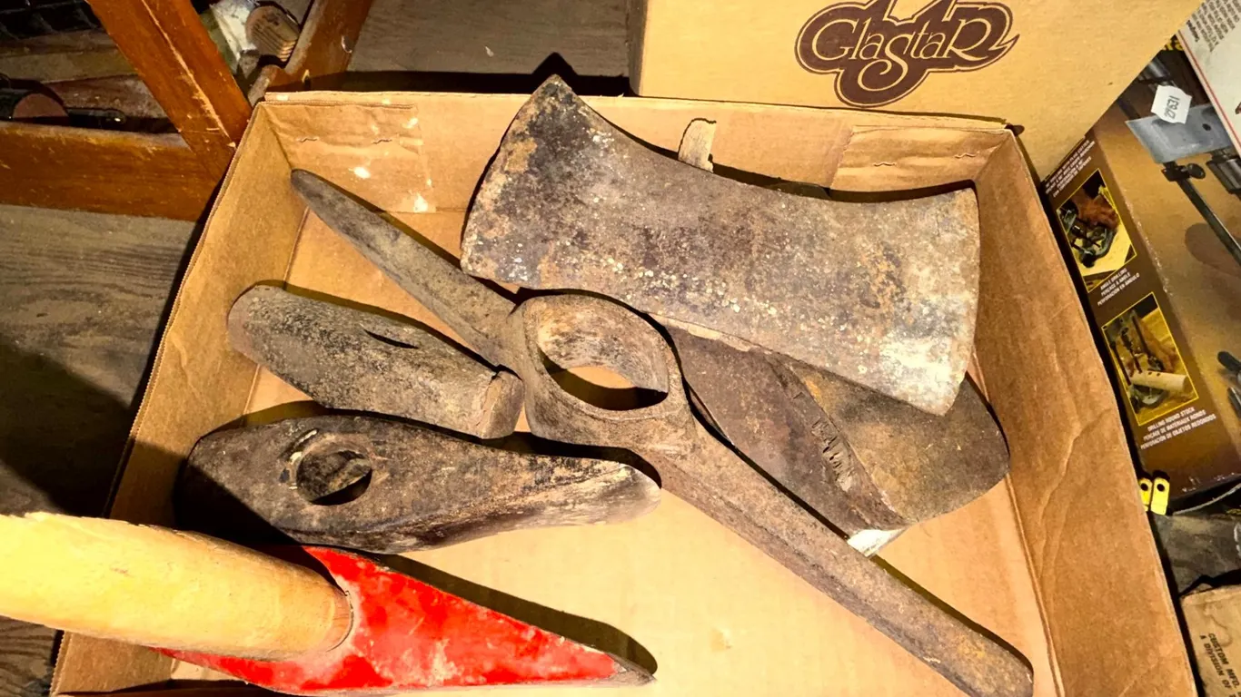 Double-Bit Axe Head and Pickaxe Head, and More