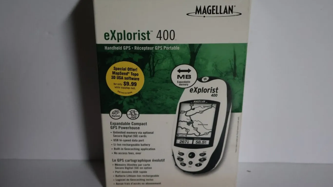 Magellan eXplorist 400 Handheld GPS in Original Box
