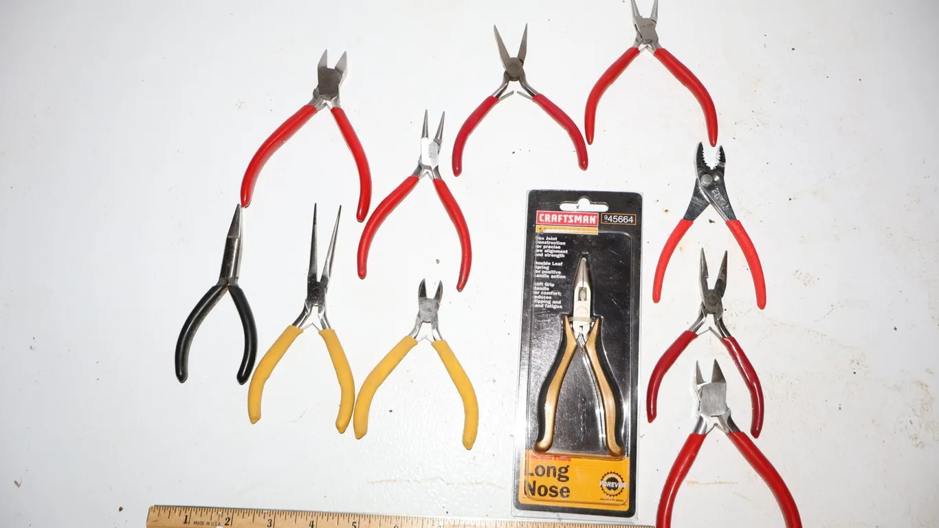 Ten Precision Pliers and Cutters