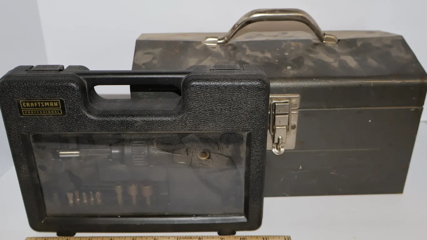 T-Handle Ratcheting Screwdriver Set with Case and Metal Toolbox, and More