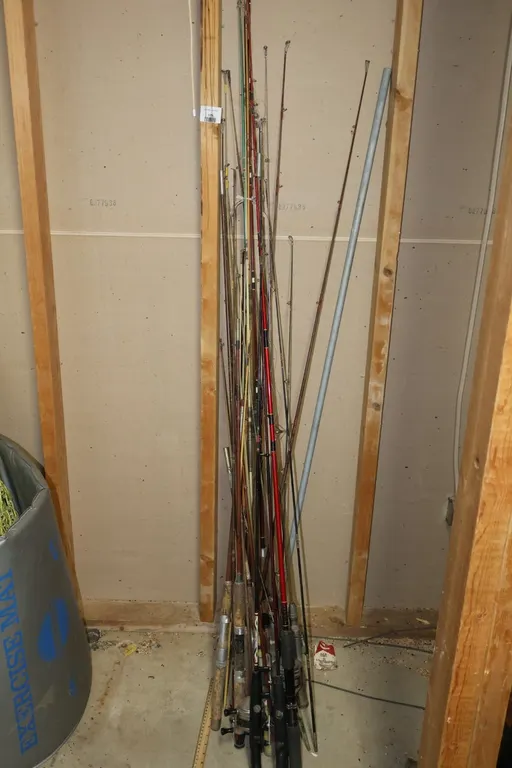 Assorted Fishing Rods and Reels