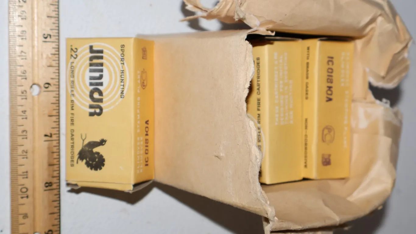 Six Boxes of Junior .22 Long Rifle Ammunition