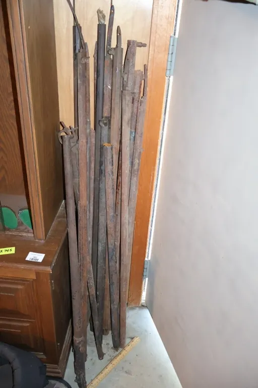 Assorted Firearm Barrels, Metal Rods, and Hardware Linkages
