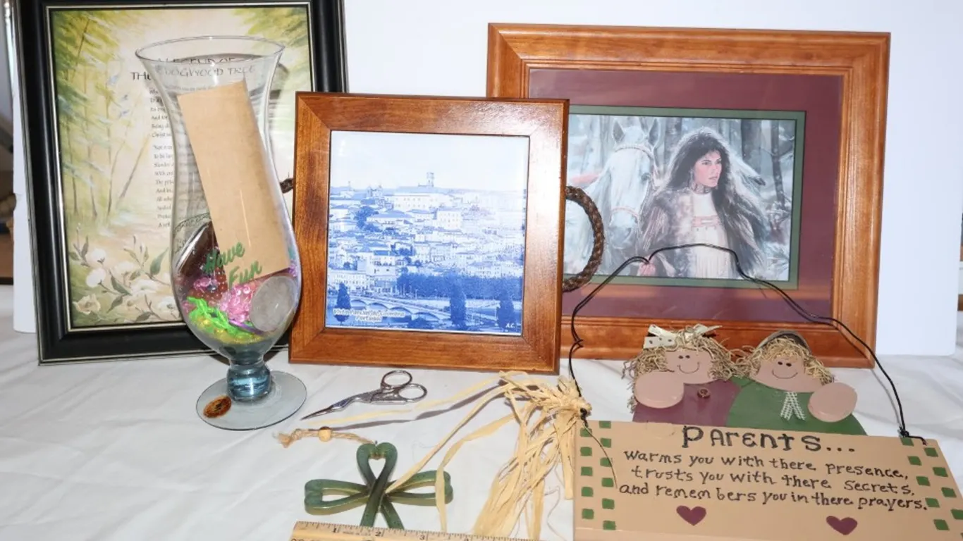 Assorted Home Decor, Framed Wall Art, and Collectibles