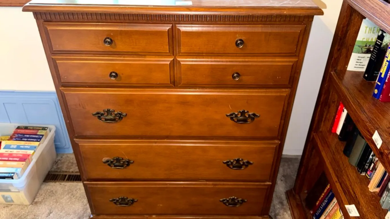 Wooden Tall Chest of Drawers