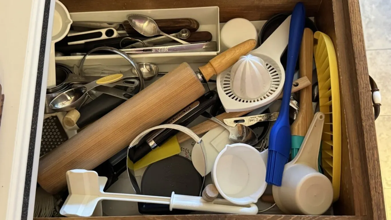 Assorted Kitchen Utensils and Baking Tools
