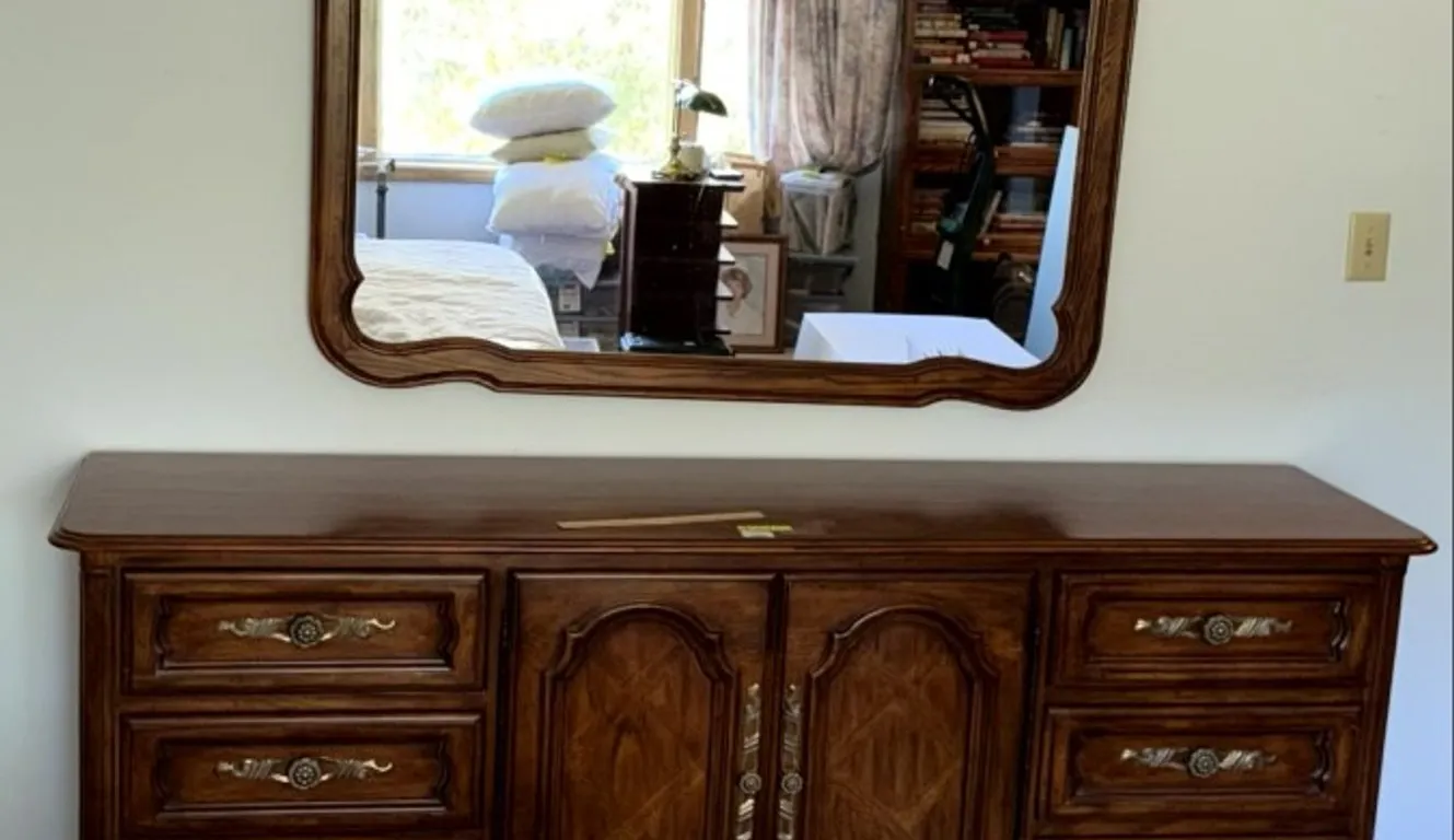 Drexel Dresser and Matching Wall Mirror