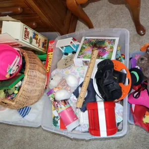 Assorted Toys, Board Games, Dolls, Puzzles, and Pet Supplies