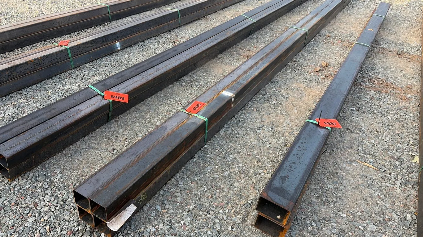 (4) Steel Tubes