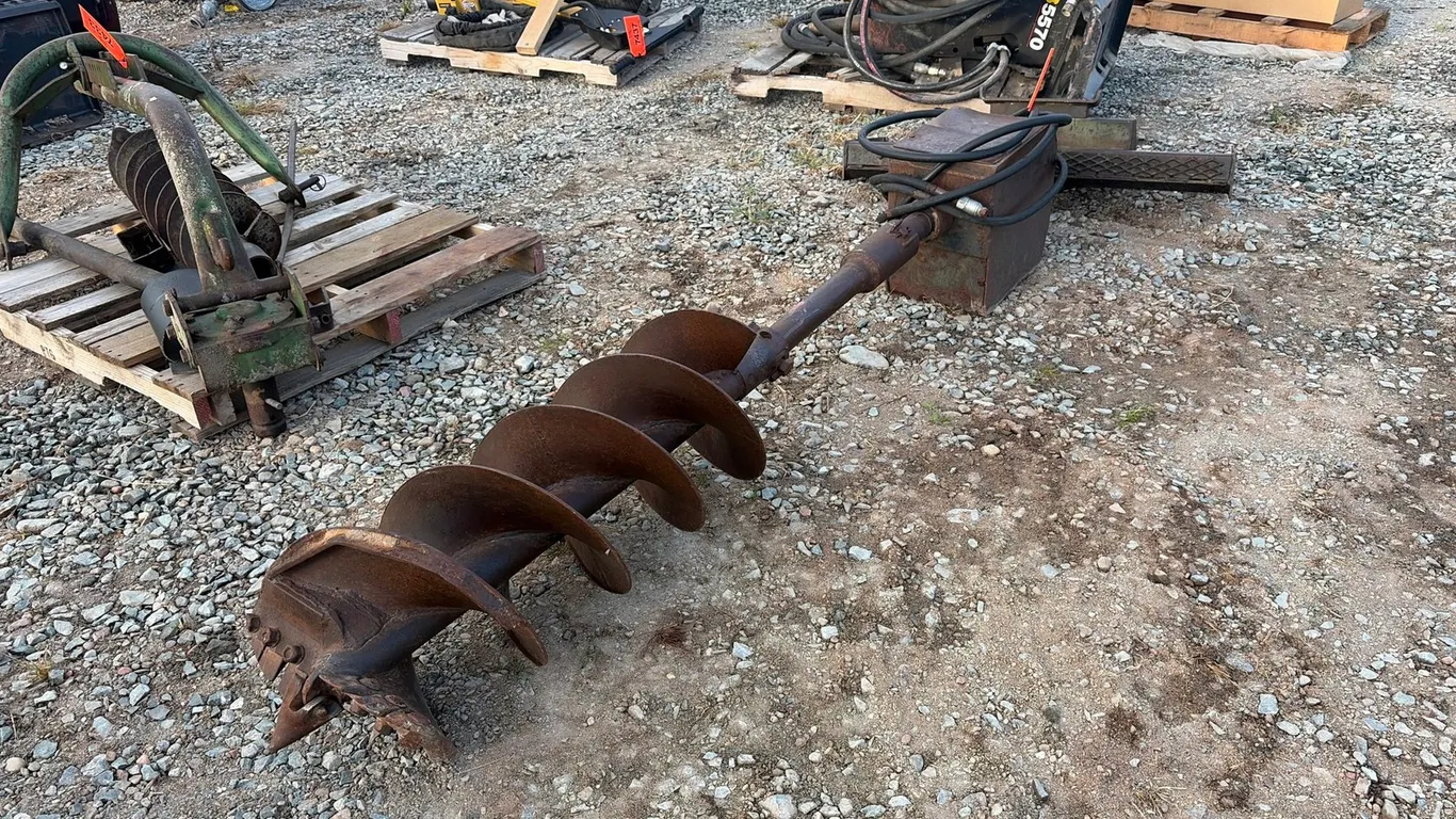 Lowe Skid Steer Auger Attachment