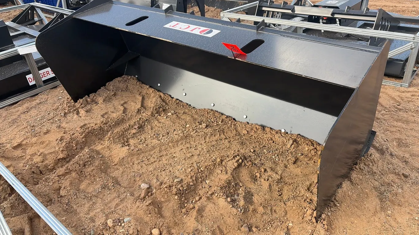 Approx. 84" Unused JCT Skid Steer Snow Pusher Attachment