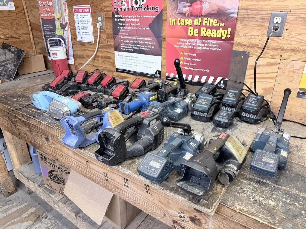 Lot of Assorted Electric Banders and Batteries