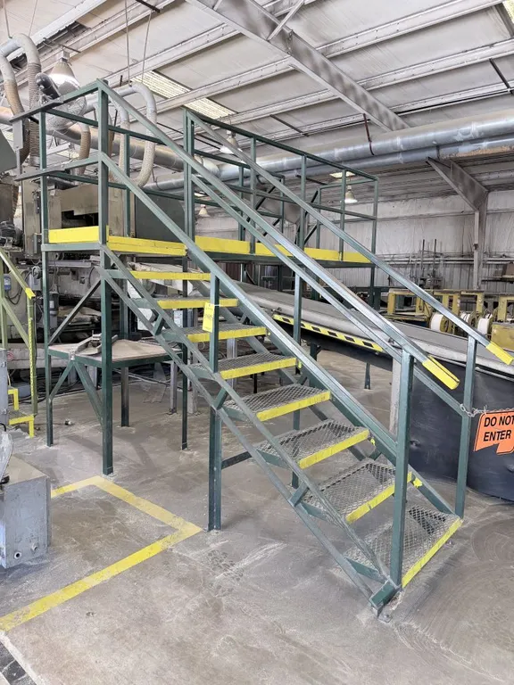 Double Side Platform Stairs