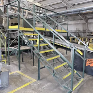 Double Side Platform Stairs
