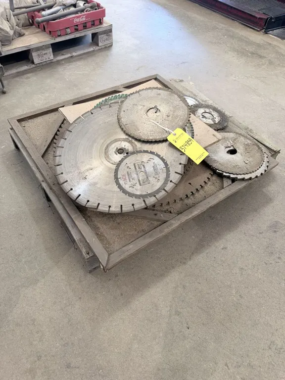 Lot of Assorted Circular Saw Blades