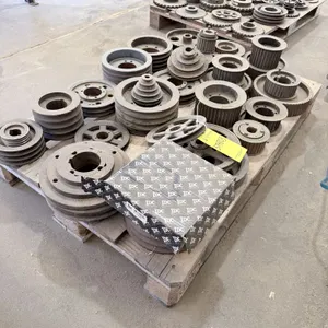 Lot of Assorted Metal Pulleys