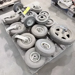 Lot of Assorted Industrial Wheels