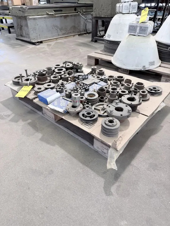 Lot of Assorted Sprockets with Coupling Hubs and Bushings