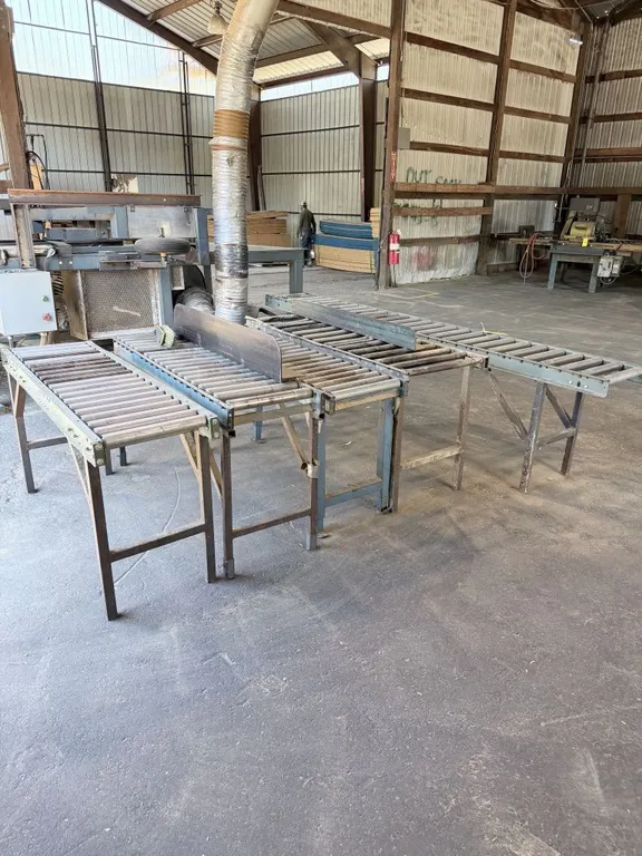 Lot of (5) Assorted Gravity Conveyors