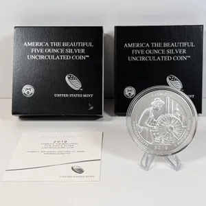 2019 Lowell National Historical Park 5 oz Silver Uncirculated Coin