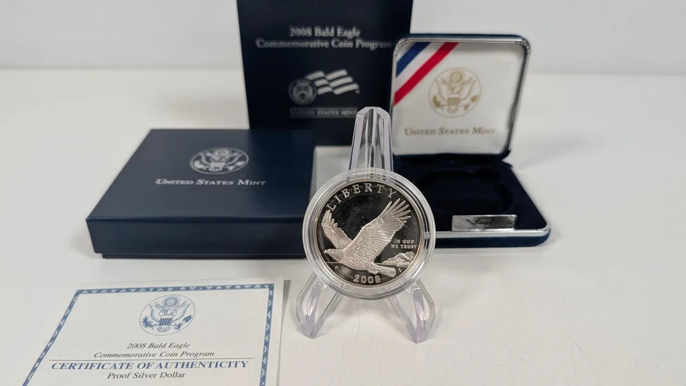 2008 United States Mint Bald Eagle Proof Silver Dollar