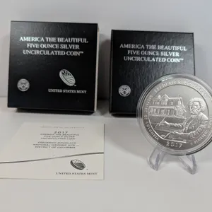 2017 America the Beautiful Five Ounce Frederick Douglass Silver Coin