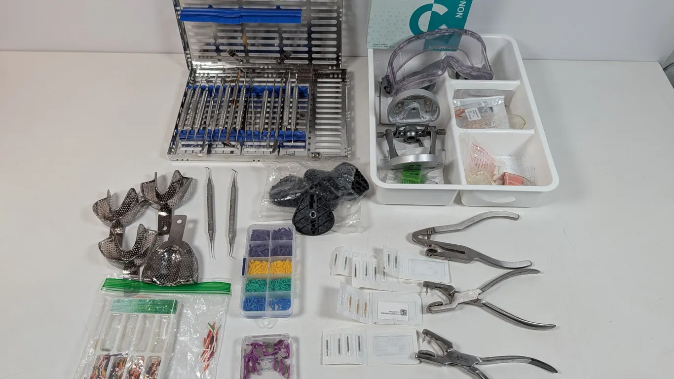 Dental Tools and Supplies Lot