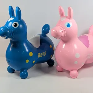 Pair of Rody Inflatable Hopping Horses