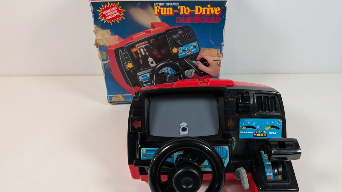 Playmates Fun-To-Drive Dashboard Toy with Box