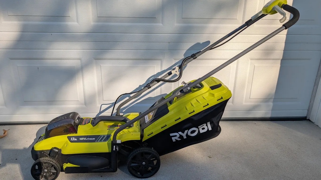 Ryobi 18V Lithium 13in. Cordless Lawn Mower