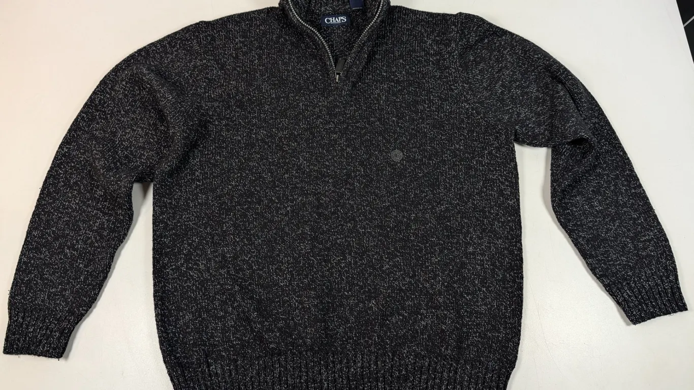 Chaps Quarter-Zip Sweater