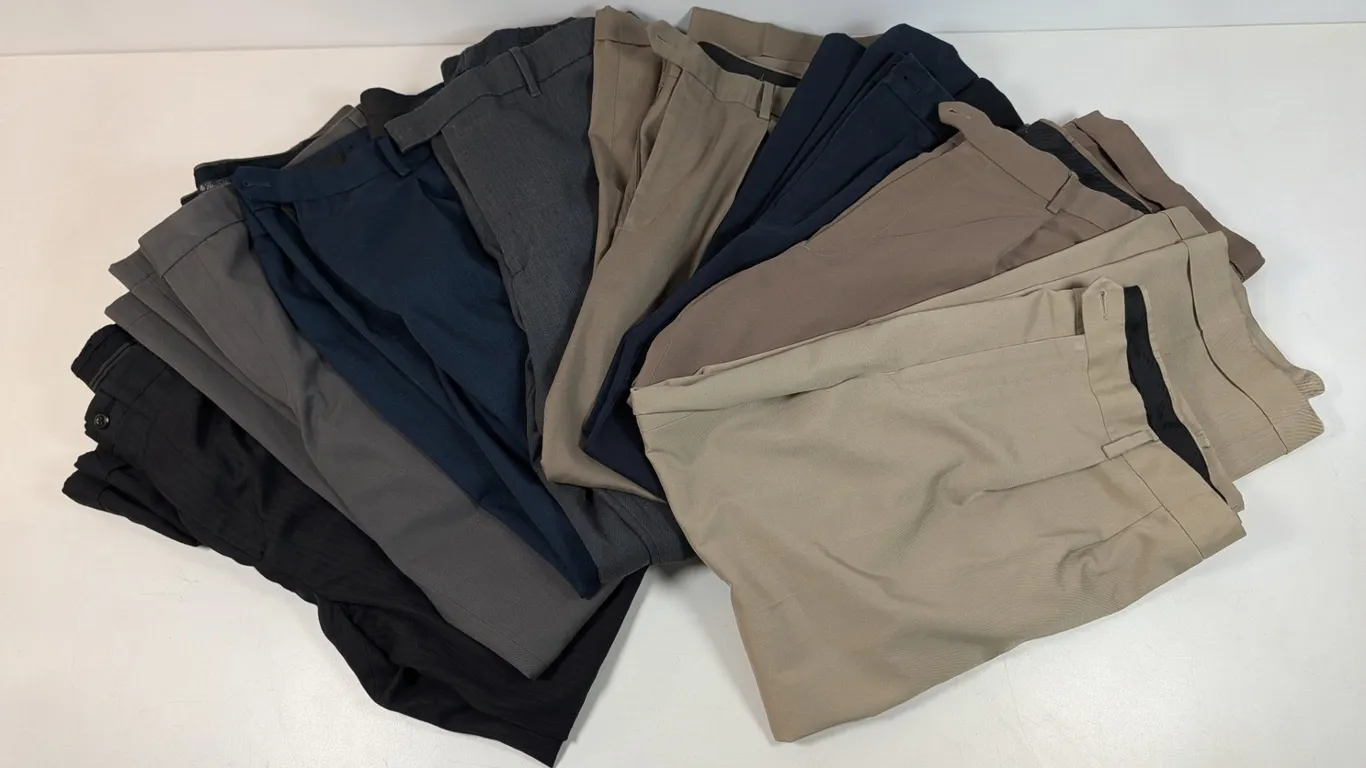 8 Pairs Men's Assorted Dress Pants
