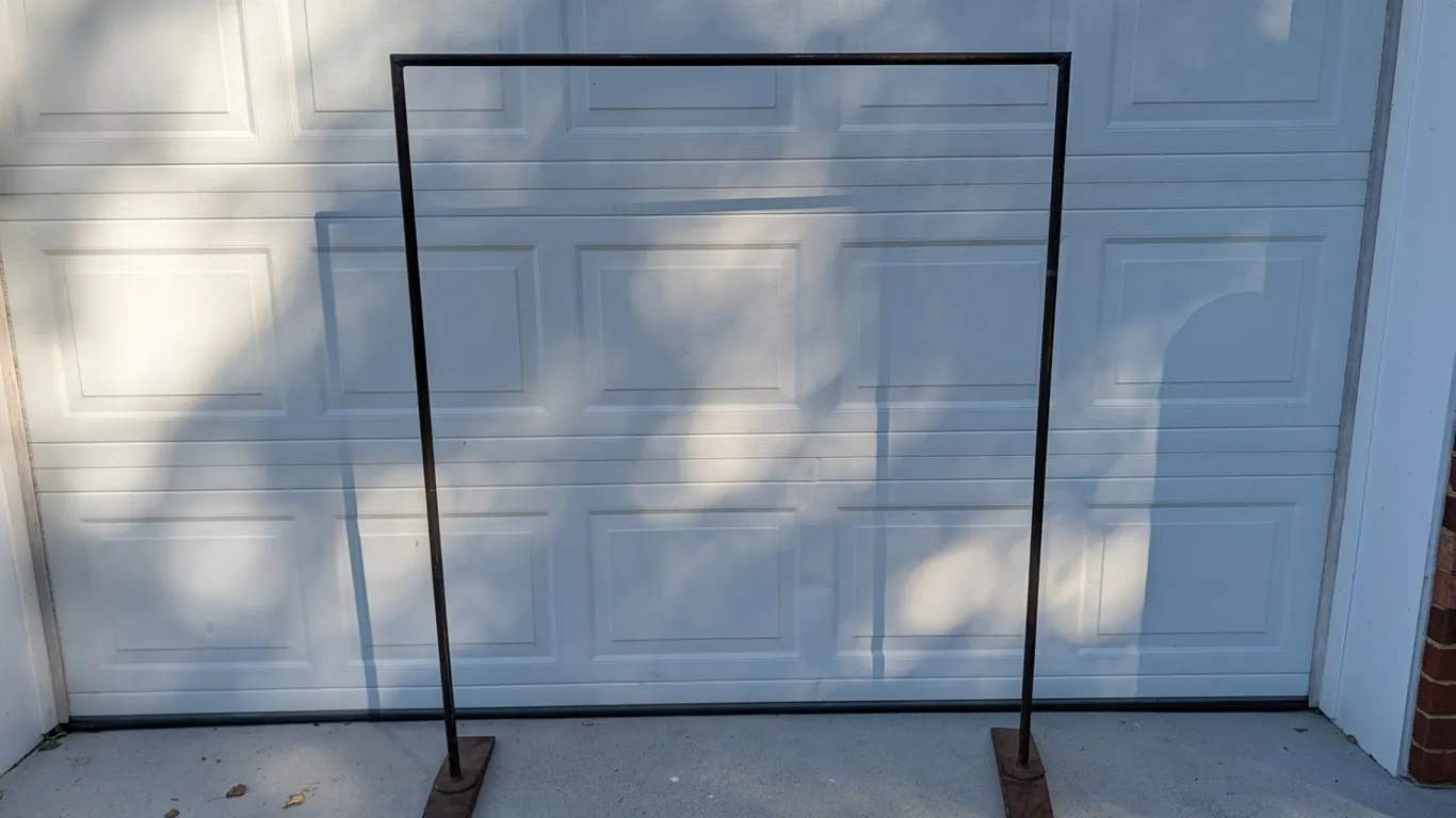 Vintage Metal Clothing Rack