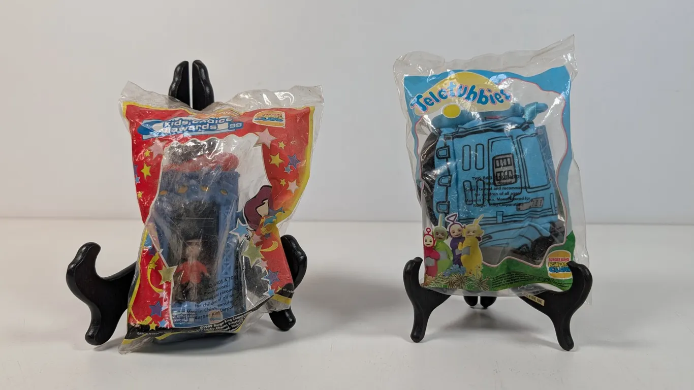 Burger King Kids Club 1999 Kids Choice Awards and Teletubbies Toys