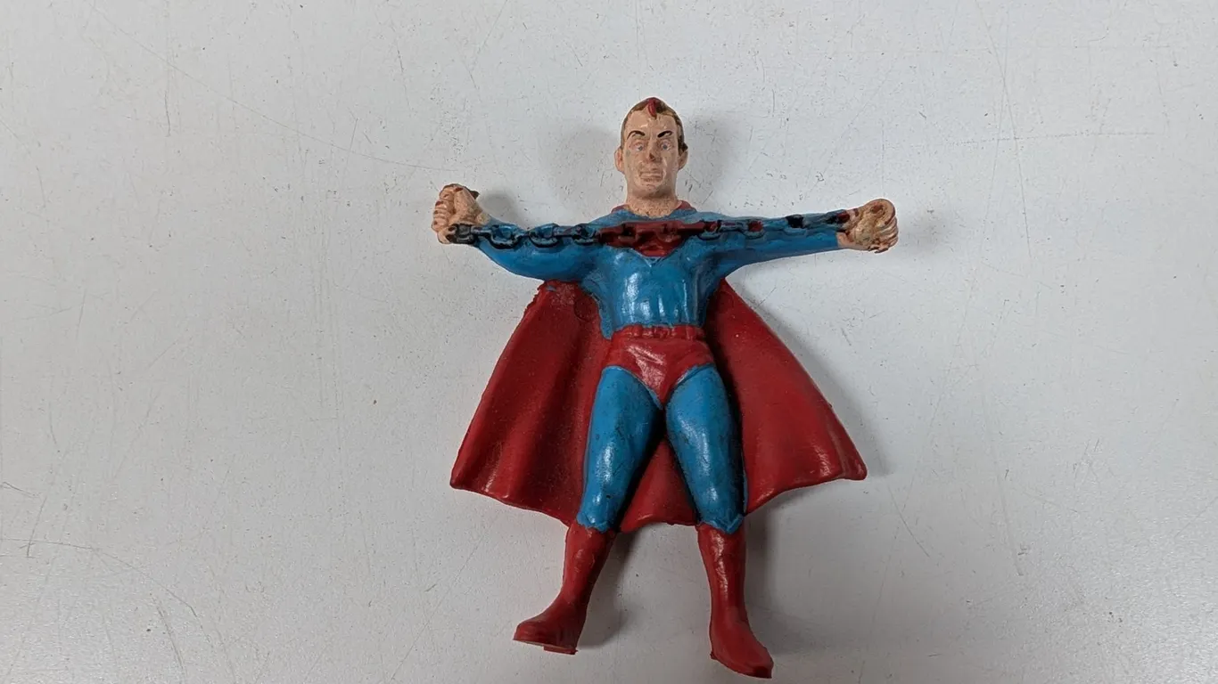 Vintage Superman Figure